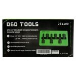 6PC 1/2" DR IMPACT SPLINE BIT SOCKETS SHALLOW & DEEP DS1109 - Image 2