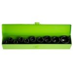 10PC 1/2" DR SHALLOW IMPACT SOCKET METRIC DS1110 - Image 1