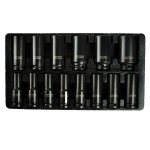 14PC 1/2" DR DEEP IMPACT SOCKETS METRIC 10 - 30MM DS1150 - Image 3