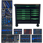 12 DRAWER ROLLER TOOL CHEST 10 CABINETS TOOLS INCLUDED DS1829 - Image 1