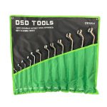 12PC DOUBLE OFFSET RING SPANNER SET 6-32MM 75DEG DS1814 - Image 2