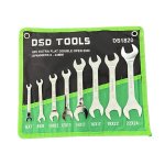 8PC EXTRA FLAT DOUBLE OPEN END SPANNERS 6 - 23MM DS1820 - Image 1