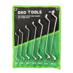 7PC DOUBLE OFFSET RING SPANNER SET 6-19MM 75DEG   DS1816 - Image 1