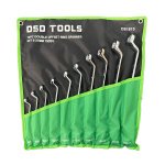 10PC DOUBLE OFFSET RING SPANNER SET 6-27MM 75DEG   DS1815 - Image 2