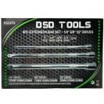 9PC EXTENSION BAR SET - 1/4" 3/8" 1/2" DRIVES DS1478 - Image 3