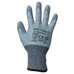 ANTI CUT RESISTANT LEVEL 5 SAFETY WORK GLOVES SIZE 10 - BOX OF 120 PAIRS DS2001 - Image 2