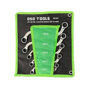 5PC METRIC S SHAPED WRENCH SET 10-19MM  DS1821