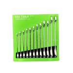 12PC METRIC GEAR RATCHET COMBINATION WRENCH SET DS1810 - Image 2