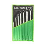 7PC DOUBLE END RING AVIATION SPANNER SET  DS1801 - Image 1