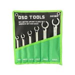 6PC METRIC 6 POINT FLARE NUT WRENCH SET DS1805 - Image 1