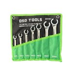 7PC METRIC 6 POINT FLARE NUT WRENCH SET 8-24MM DS1807 - Image 1