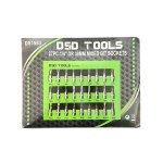 27PC 1/4" DR 38MM MIXED BIT SOCKETS STAR, HEX, SPLINE, SL, PH, PZ DS1553 - Image 2