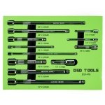 12PC EXTENSION BAR SET - 1/4" 3/8" 1/2" DRIVES DS1479 - Image 1
