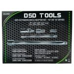 20PC EXTENSION BAR & ADAPTER SET - 1/4" 3/8" 1/2" DRIVES DS1480 - Image 3
