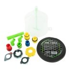 NO-SPILL ENGINE OIL FUNNEL FILTER KIT - 2 LITER  FUNNEL & 12 ADAPTER SET DS1578 - Image 2