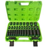 35PC 1/2" DR 6PT METRIC SHALLOW AND DEEP IMPACT SOCKET SET DS1880 - Image 1