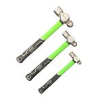 3PC BALL PEIN HAMMER WITH FIBREGLASS HANDLE DS1860 - Image 1