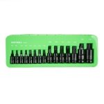 15PC IMPACT TORX BIT SOCKETS - 1/4" 3/8" 1/2" DRIVES DS1181 - Image 1