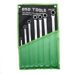 7PC DOUBLE END RING AVIATION SPANNER SET  DS1801 - Image 1