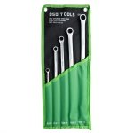 5PC DOUBLE END RING AVIATION SPANNER SET DS1802 - Image 3