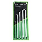 5PC DOUBLE END RING AVIATION SPANNER SET DS1802 - Image 1