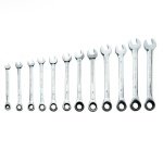 12PC METRIC GEAR RATCHET COMBINATION WRENCH SET DS1810 - Image 2