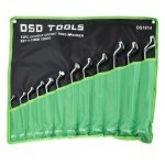 12PC DOUBLE OFFSET RING SPANNER SET 6-32MM 75DEG  DS1814 - Image 2