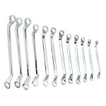 12PC DOUBLE OFFSET RING SPANNER SET 6-32MM 75DEG  DS1814 - Image 3