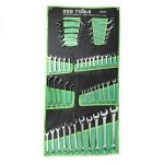50PC METRIC SPANNER SET - COMBI - OPEN END - RING - C - S TYPE DS1819 - Image 2