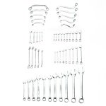 50PC METRIC SPANNER SET - COMBI - OPEN END - RING - C - S TYPE DS1819 - Image 3