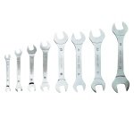 8PC EXTRA FLAT DOUBLE OPEN END SPANNERS 6 - 23MM  DS1820 - Image 3