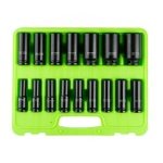 16PC 1/2" DR 12PT EUROPEAN IMPACT SOCKETS DS2007 - Image 3