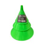 3PCS PLASTIC FUNNELS SET DS1581 - Image 1