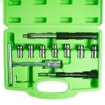 10PC DIESEL INJECTOR SEAT CUTTER SET DS1641 - Image 3