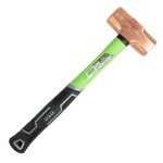 2LB COPPER HAMMER WITH  FIBERGLASS HANDLE DS1872 - Image 1