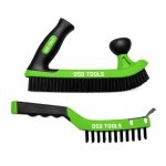 2PC HEAVY DUTY WIRE BRUSH SET - Image 1