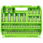 108PC 1/4 & 1/2 DR METRIC SUPER LOCK SOCKET SET DS1033 - Image 3