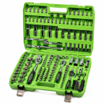 172PC 1/4 3/8 1/2 DR METRIC SUPER LOCK SOCKET SET DS1034 - Image 2