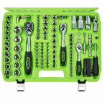 172PC 1/4 3/8 1/2 DR METRIC SUPER LOCK SOCKET SET DS1034 - Image 4