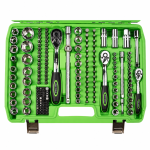 216PC 1/4 3/8 1/2 DR METRIC SUPER LOCK SOCKET SET DS1035 - Image 4