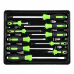 10PC SCREWDRIVER SET POZI + SLOTTED DS1047 - Image 2