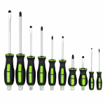 10PC SCREWDRIVER SET PHILIPS AND SLOTTED DS1048 - Image 1