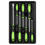 7PC CUSHIONED SCREWDRIVER SET SLOTTED AND PHILLIPS DS1054 - Image 2