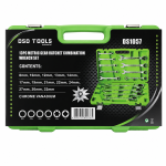 13PC METRIC GEAR RATCHET COMBINATION WRENCH SET DS1057 - Image 6