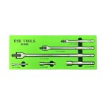 6PC BREAKER BAR AND EXTENSION BAR SET DS1680 - Image 1