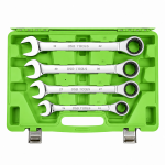 13PC METRIC GEAR RATCHET COMBINATION WRENCH SET DS1057 - Image 4