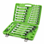 22PC METRIC GEAR RATCHET COMBINATION WRENCH SET DS1059 - Image 2