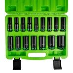 16PC 1/2" DR 6PT EUROPEAN IMPACT SOCKETS DS1100 - Image 3