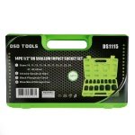 14PC 1/2" DR 6PT SHALLOW IMPACT SOCKRT METRIC DS1115 - Image 6